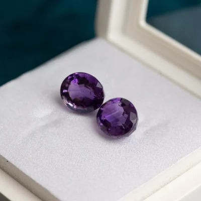 Ametista 16,55 ct. + 15,42 ct.