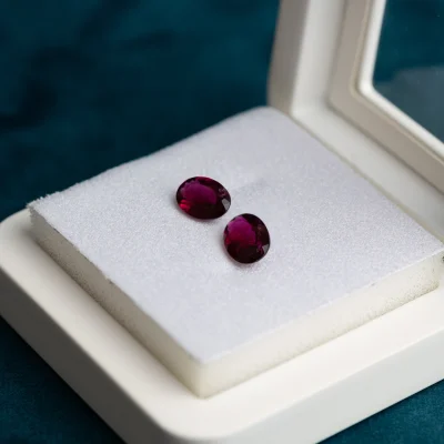 Tormalina Rubellite 1.88 ct.+ 2.05 ct.
